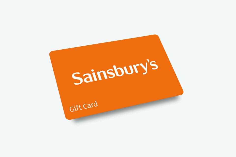 Sainsburys gift card.